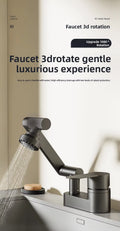 Build Echo Double-Hole Bathroom Basin Faucet – Hot & Cold