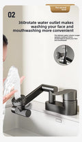 Build Echo Double-Hole Bathroom Basin Faucet – Hot & Cold