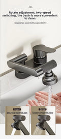 Build Echo Double-Hole Bathroom Basin Faucet – Hot & Cold